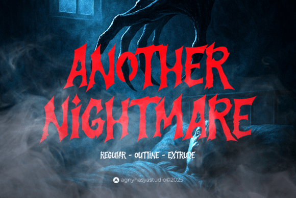 Another Nightmare: A Font for Gothic Horror and Dark Design