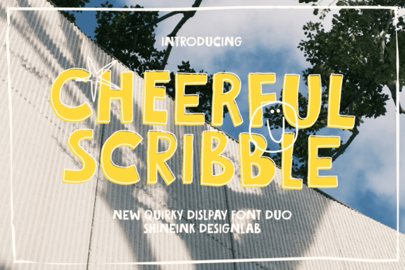 Cheerful Scribble: A Font Duo for Playful Design