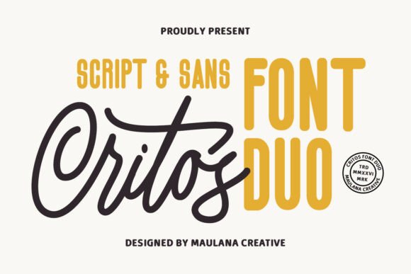 Critos Duo: A Perfectly Paired Font for Modern Design