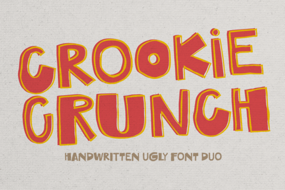 Crookie Crunch: The Bold Handwritten Font for Unforgettable Design