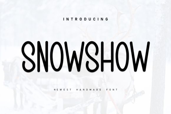 Discover the Charming Snowshow Handwritten Font