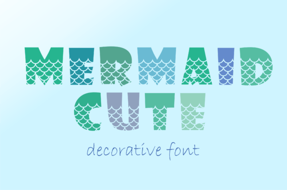 Mermaid Cute: Dive Into Whimsical Typography