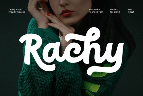 Rachy: Bold Script Font for Confident Design