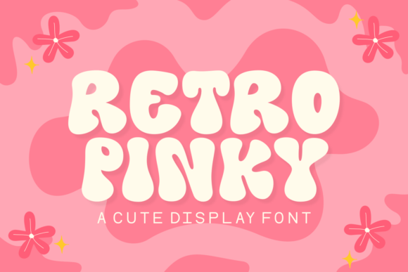 Retro Pinky: The Ultimate Groovy Font for Creative Designs