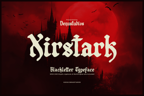 Xirstark: A Bold Blackletter Font for Modern Design